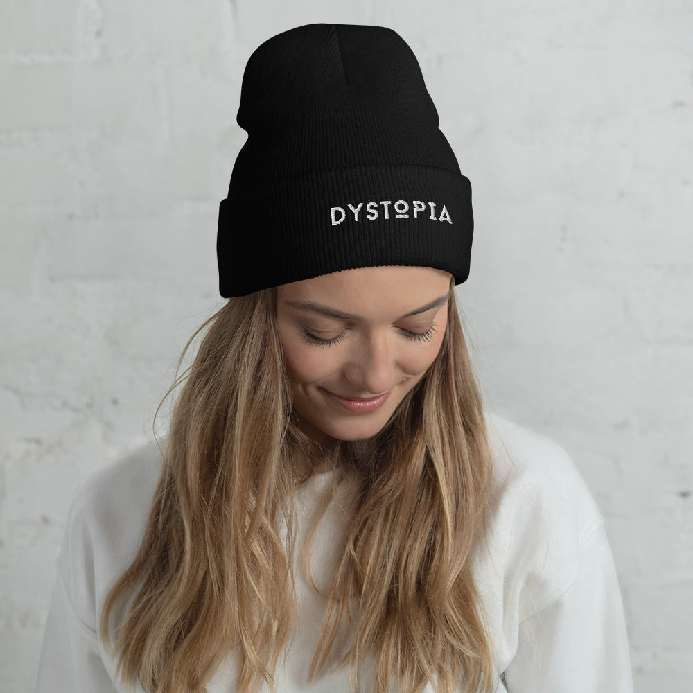 Dystopia Original Black Beanie - Premium Beanie from Dystopia - Just €20! Shop now at Dystopia