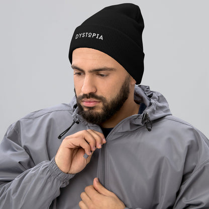 Dystopia Original Black Beanie - Premium Beanie from Dystopia - Just €20! Shop now at Dystopia