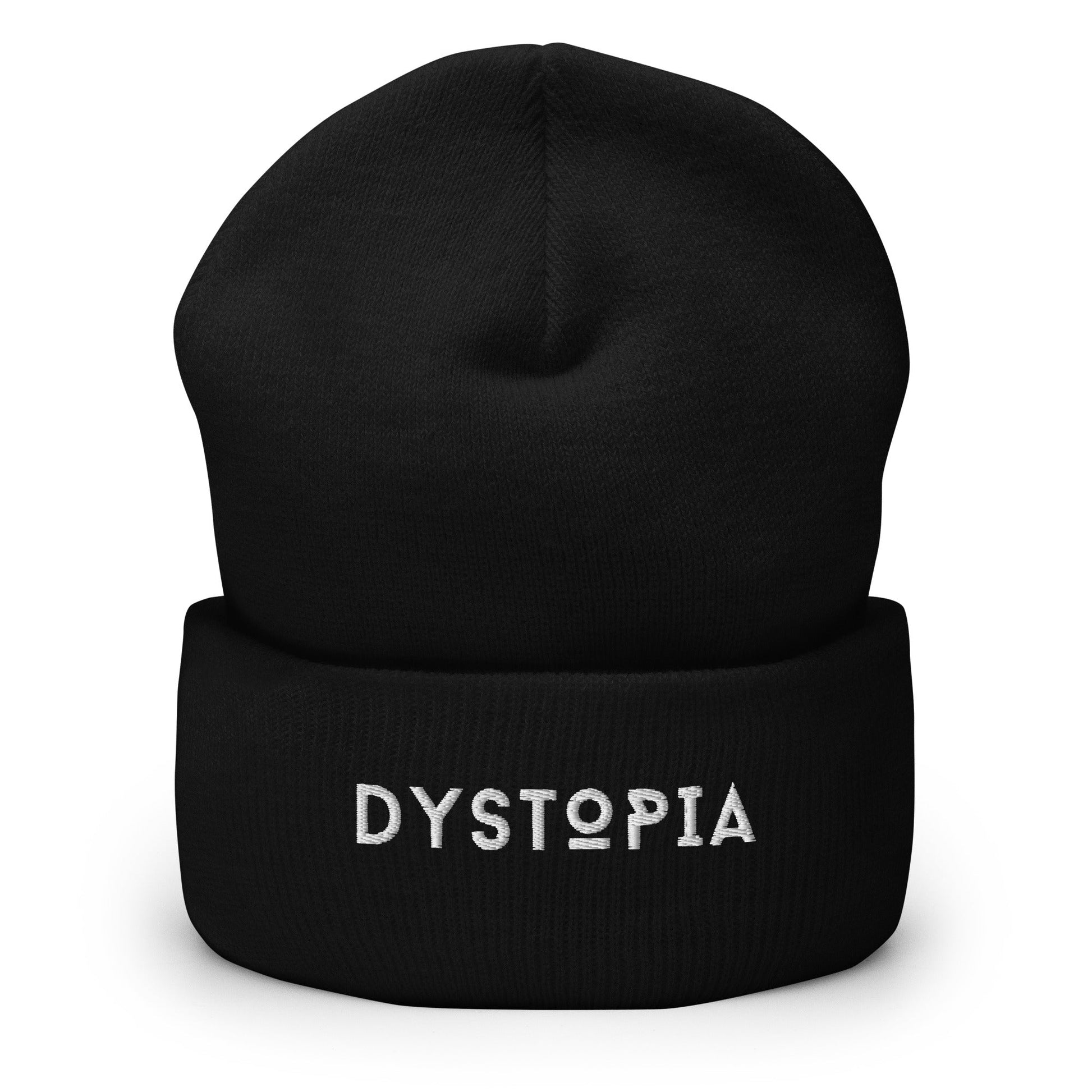 Dystopia Original Black Beanie - Premium Beanie from Dystopia - Just €20! Shop now at Dystopia