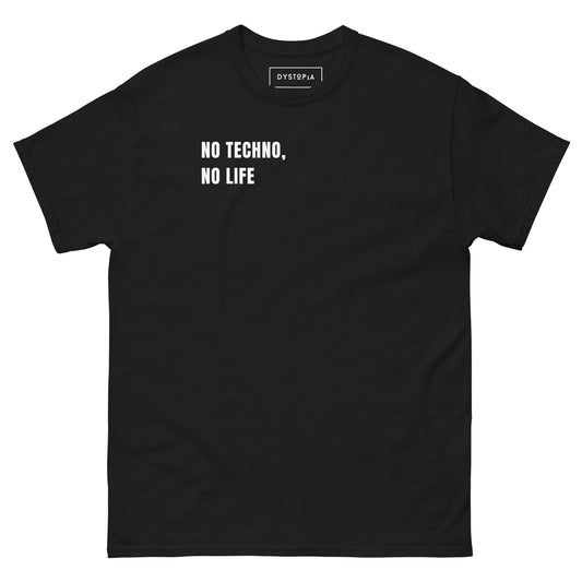 No techno, no life Tee - Premium  from Dystopia - Just €19.90! Shop now at Dystopia