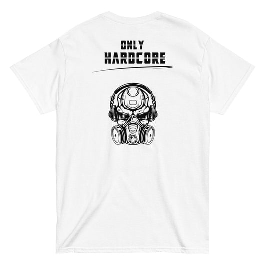 Only Hardcore White T-shirt - Premium T-shirt from Dystopia - Just €29.90! Shop now at Dystopia