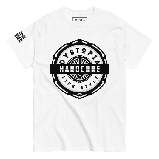 Hardcore Stamp | Black T-shirt - Light - Premium T-shirt from Dystopia - Just €24.99! Shop now at Dystopia