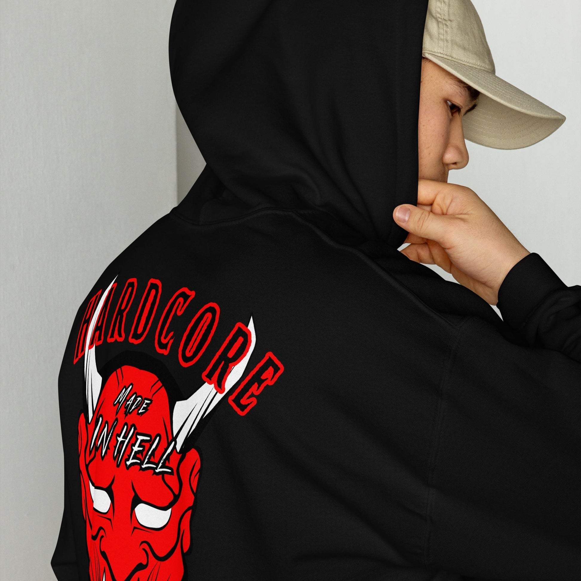Made in Hell Hardcore Hoodie - Premium Hoodie from Dystopia - Just €49! Shop now at Dystopia
